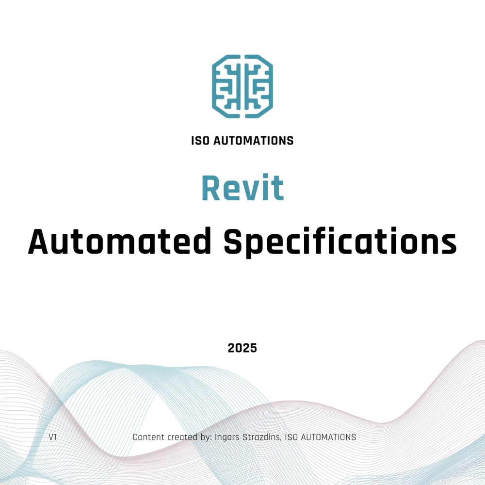 Revit - Automated Wall/Floor/Roof Specifications